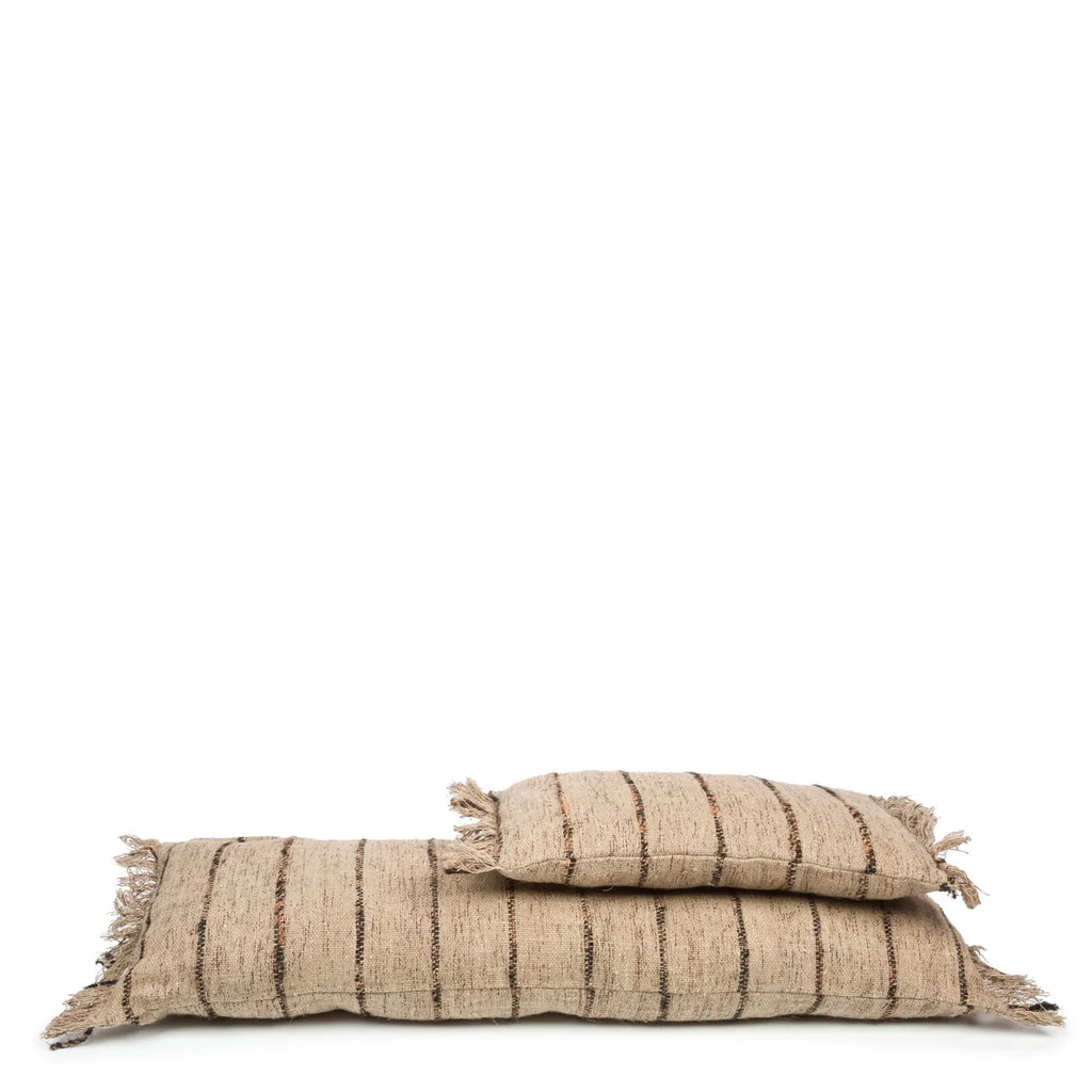 Bazar Bizar Oh My Gee Kussenhoes - Beige Zwart - Katoen - 30 x 50 cm