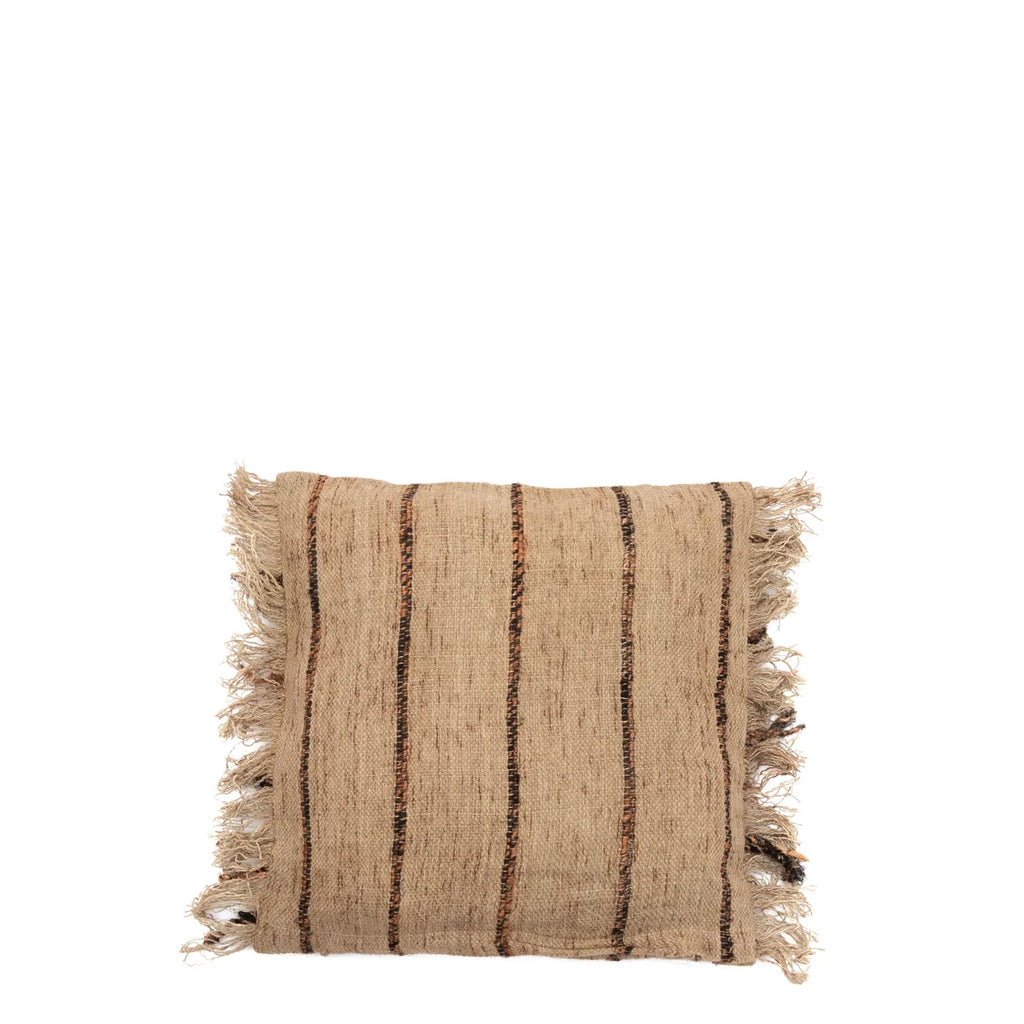 Bazar Bizar Oh My Gee Kussenhoes - Beige Zwart - Katoen - 40 x 40 cm