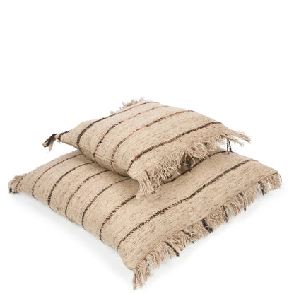 Bazar Bizar Oh My Gee Kussenhoes - Beige Zwart - Katoen - 40 x 40 cm