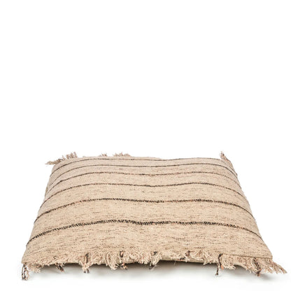 Bazar Bizar Oh My Gee Kussenhoes - Beige Zwart - Katoen - 60 x 60 cm