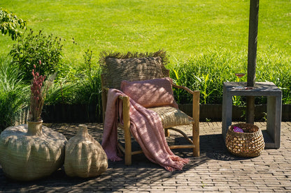 Bazar Bizar Oh My Gee Cushion Cover - Salmon Pink - Cotton - 30 x 50 cm