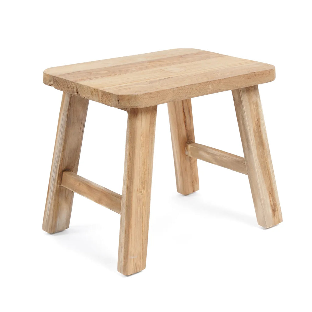 Bazar Bizar Quincy Kruk - Naturel - Teak hout - ± 40 x 30 x 35 cm