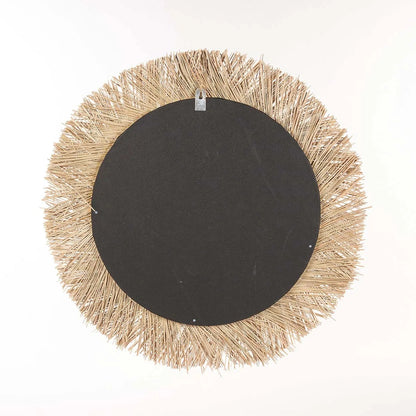 Bazar Bizar Rotan Spiegel - Naturel - Ø 65 cm