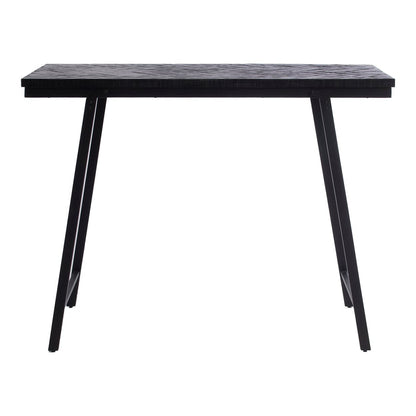 Bazar Bizar Visgraat Hoge Tafel - Zwart - 140 cm