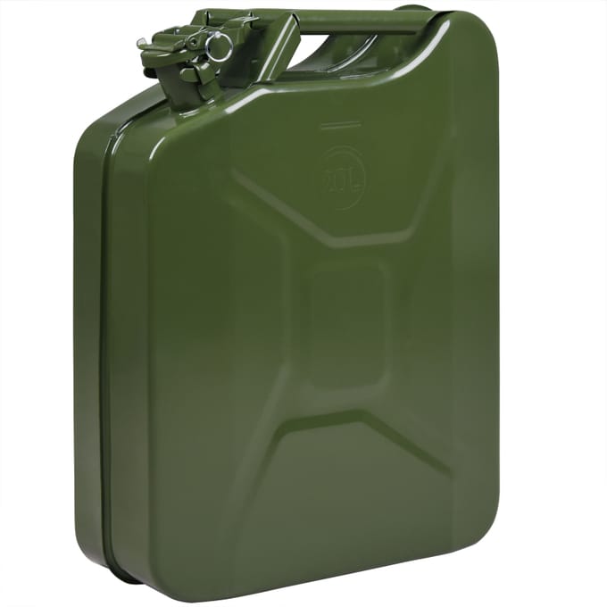 Nancy's Carvalhal Jerrycan - Groen - Staal - 20 Liter