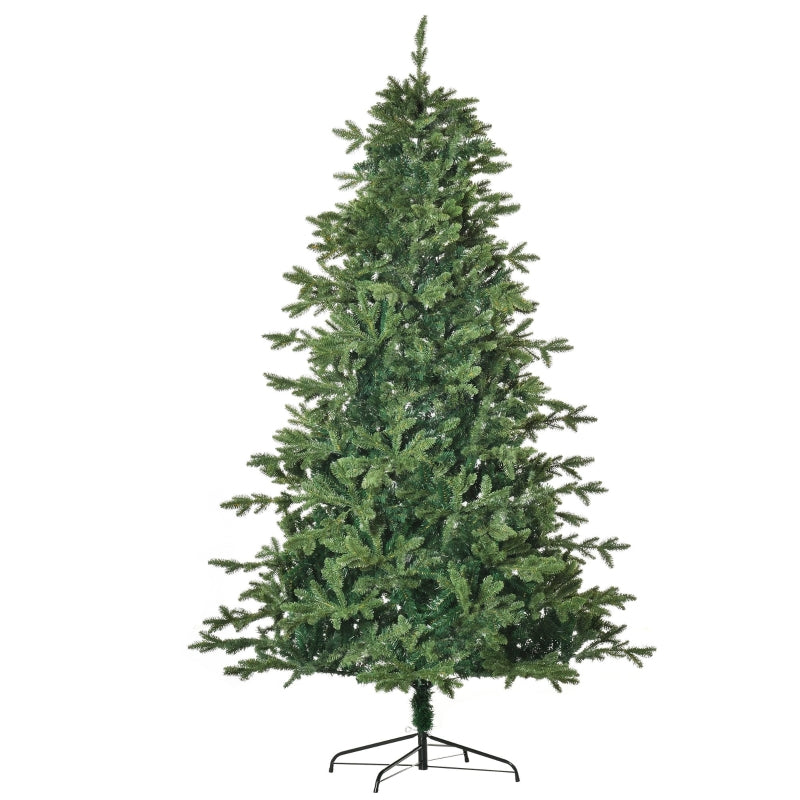 Nancy's Marlow Sapin de Noël artificiel PVC PE métal vert Ø137 x 210 cm