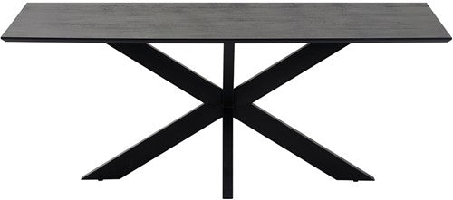 Nancy's Candedo Dining room table - Dining table - Kitchen table - Black - Mango wood - 160 x 80 x 78 cm