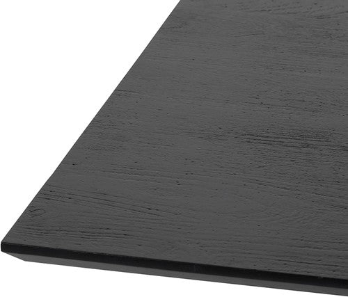 Nancy's Candedo Dining room table - Dining table - Kitchen table - Black - Mango wood - 160 x 80 x 78 cm