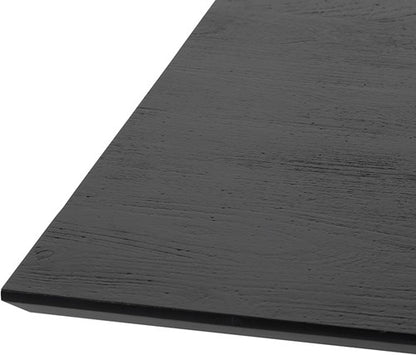 Nancy's Candedo Dining room table - Dining table - Kitchen table - Black - Mango wood - 160 x 80 x 78 cm