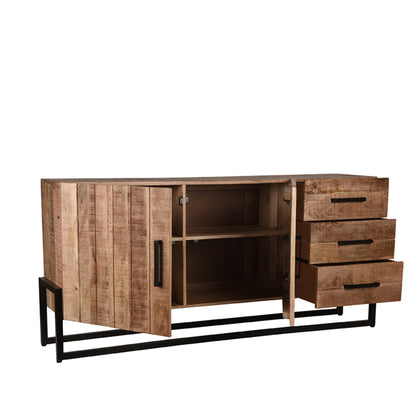 LABEL51 Dressoir Bolivia - Rough - Mangohout - ± 185 x 40 x 85 cm