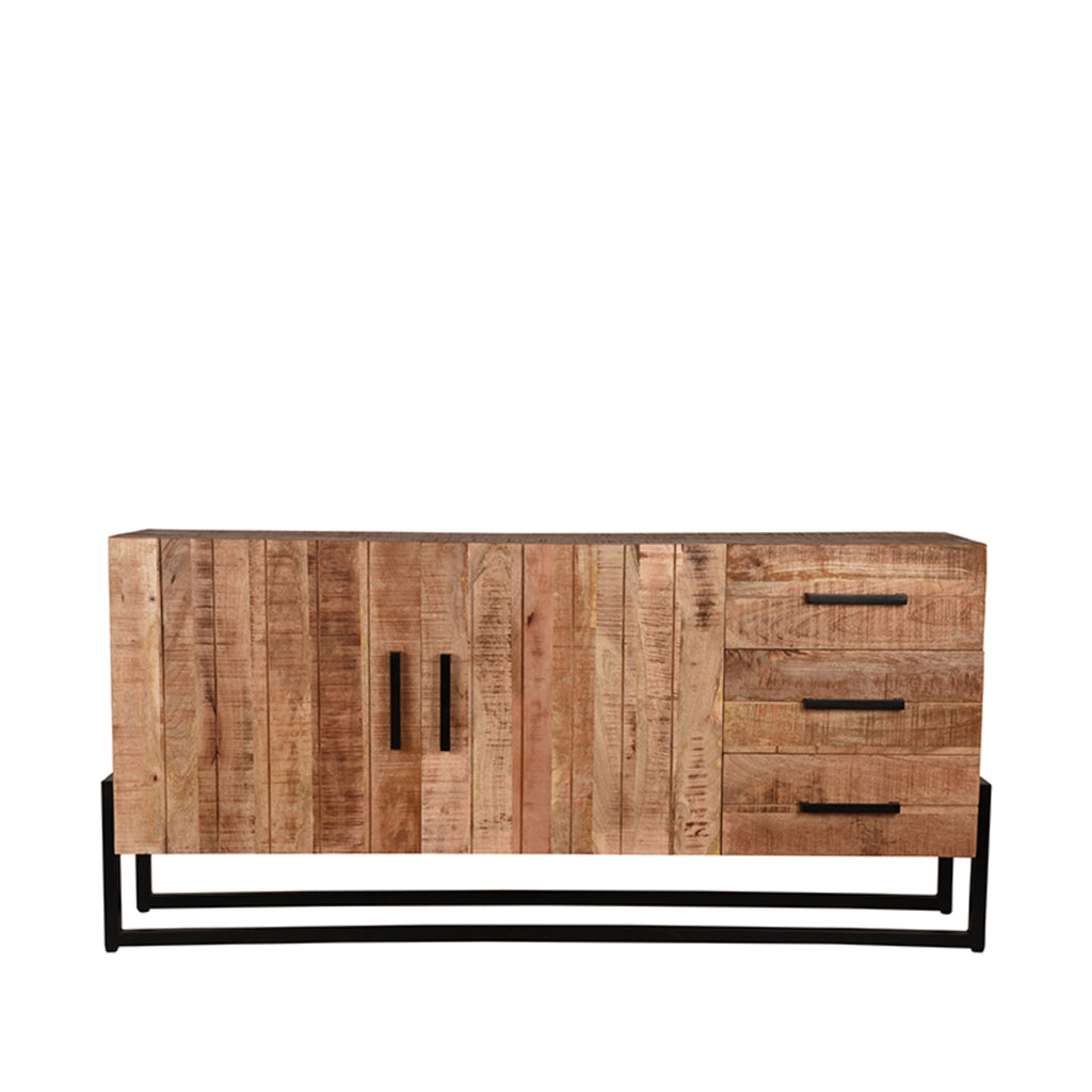 LABEL51 Dressoir Bolivia - Rough - Mangohout - ± 185 x 40 x 85 cm