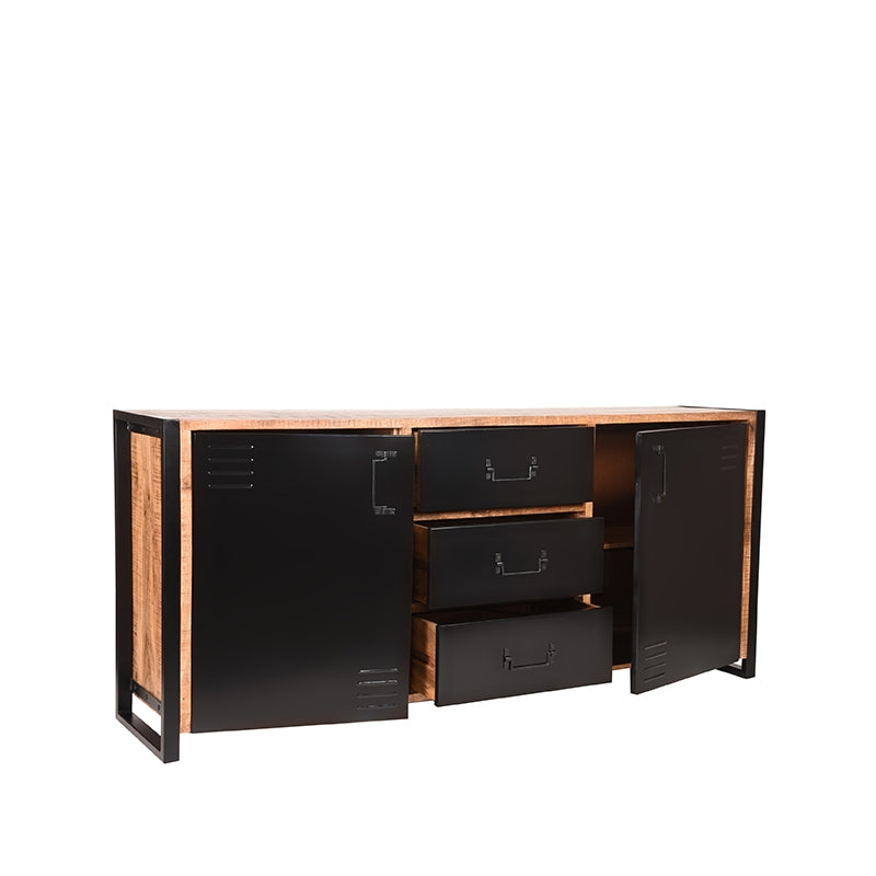 LABEL51 Dressoir Brussels - Rough - Mangohout - 190 x 45 x 85 cm