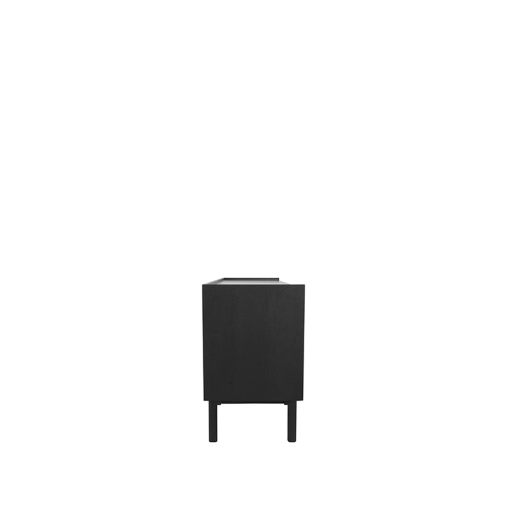 LABEL51 Cali sideboard - Black - Oak - ± 220 x 45 x 80 cm