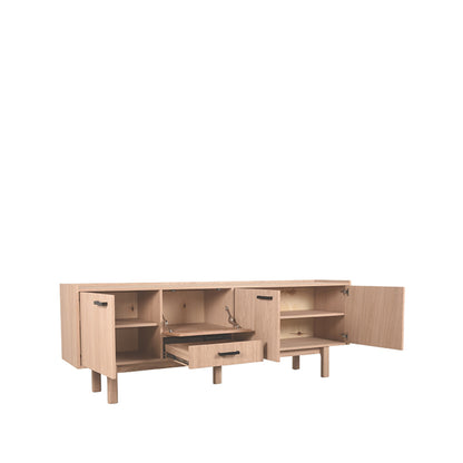 LABEL51 Dressoir Cali - Naturel - Eiken - ± 220 x 45 x 80 cm