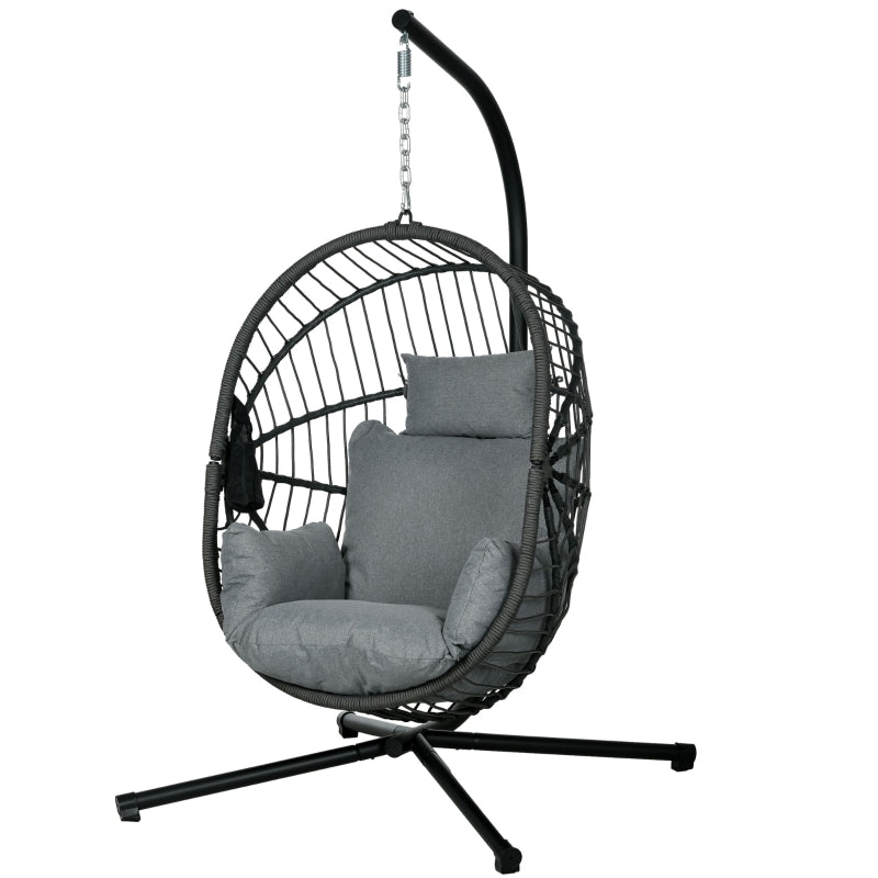 Nancy's Egla Lounge chair - Egg chair - Hanging chair - Rocking chair - Gray