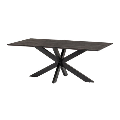 Nancy's Candedo Dining room table - Dining table - Kitchen table - Black - Mango wood - 160 x 80 x 78 cm