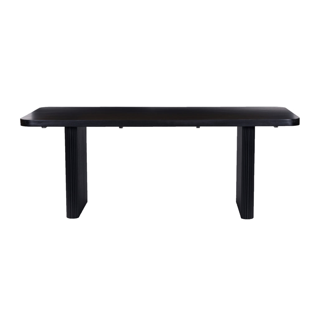 Nancy's Monte Dining room table - Dining table - Kitchen table - Black - Mango wood - 200 x 90 x 76 cm