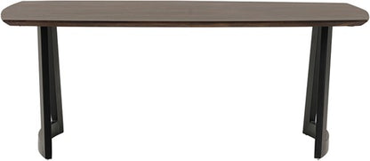 Nancy's Ciboes Dining room table - Dining table - Kitchen table - Dark Walnut / Black - Mango wood / Steel - 240 x 100 x 78 cm