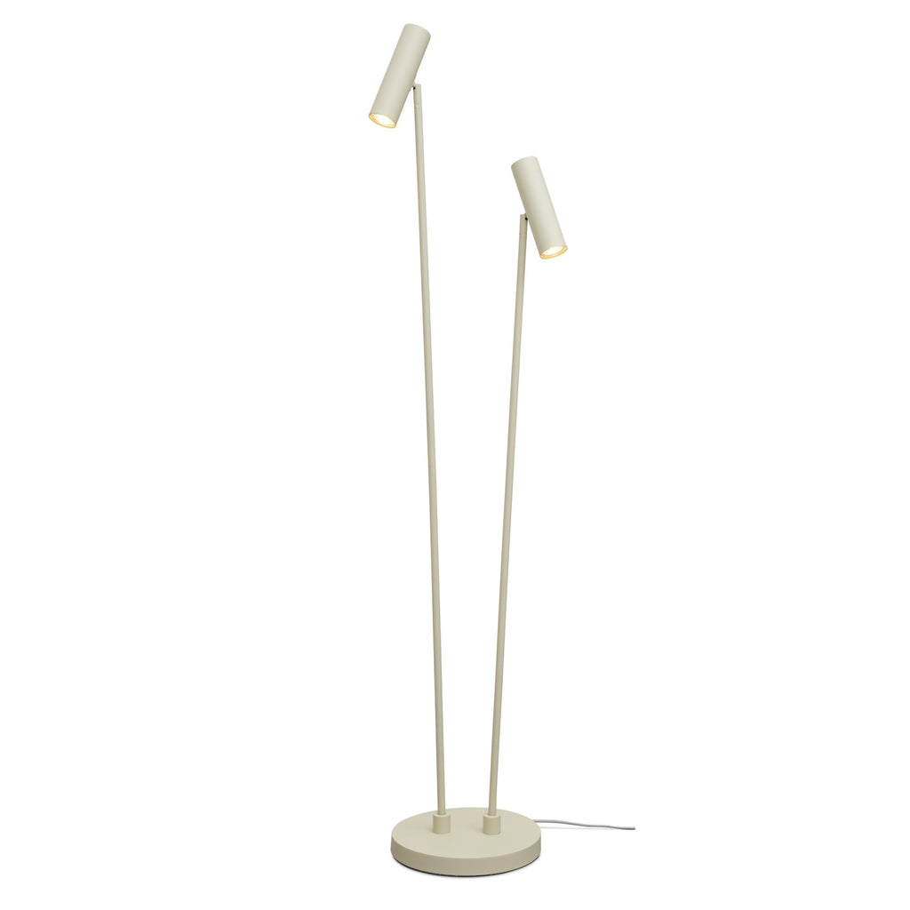 Nancy's Justa Vloerlamp - Staande Lamp - Zacht Groen - Staal - ± 30 x 30 x 160 cm