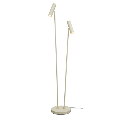 Nancy's Justa Vloerlamp - Staande Lamp - Zacht Groen - Staal - ± 30 x 30 x 160 cm