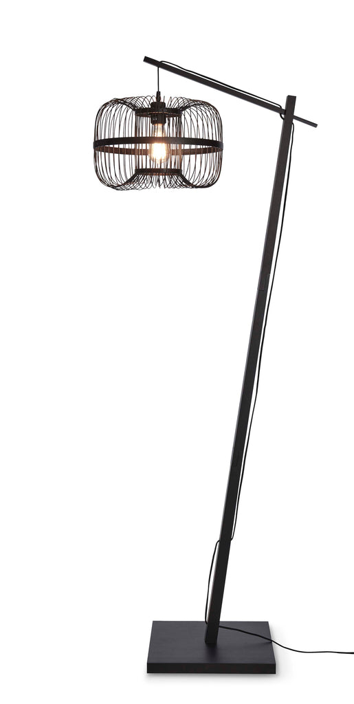 Nancy's Alvalade Floor Lamp - Standing Lamp - Black - Bamboo