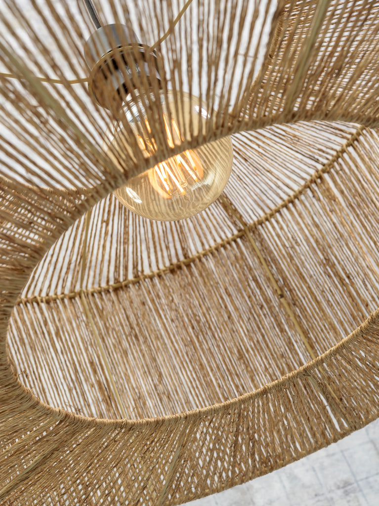 Nancy's Paulo Vloerlamp - Staande Lamp - Bruin - Jute