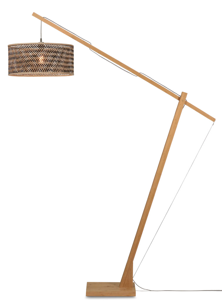 Nancy's Martires Floor Lamp - Standing Lamp - Natural / Black - Bamboo