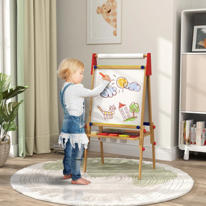 Nancy's Joris Krijtbord voor Kinderen - Whiteboard - Kleurbord voor Kinderen - Inclusief Accessoires - Verstelbaar 