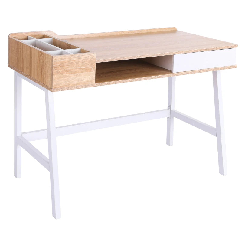 Nancy's Arnad Bureau - Laptoptafel - Computertafel - Natuurlijk - MDF - ± 100 x 55 x 80 cm