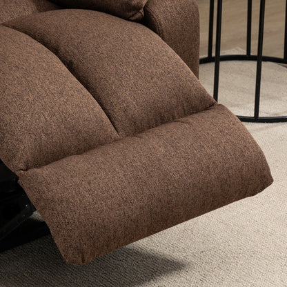 Nancy's Troviscal Relaxfauteuil - Relaxstoel - Ligstoel - Bruin - Linnen