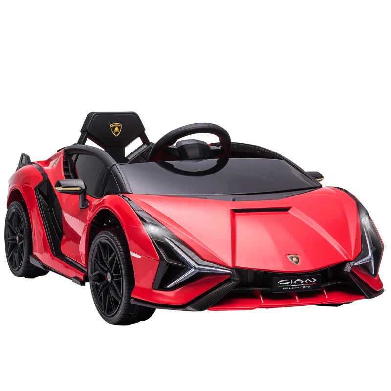 Nancy's Davy Elektrische Kinderauto - Lamborghini voor Kinderen - Elektrische Auto - Muziek / Licht - Rood