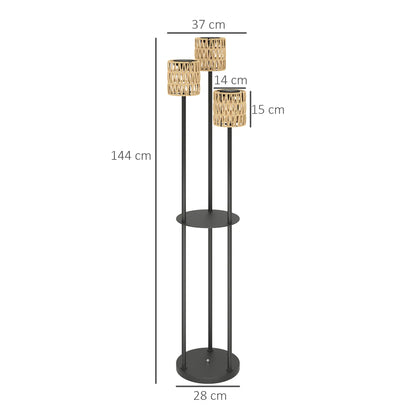 Nancy's Chiusaforte Sfeerverlichting voor buiten - Tuinverlichting - Buitenlamp - Zonne-Energie - Zwart - Rotan