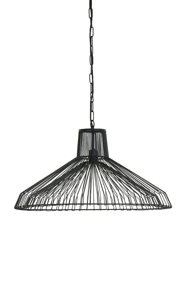 Nancy's Azera Hanging Lamp - Lighting - Black - Steel - ± 65 x 40 cm