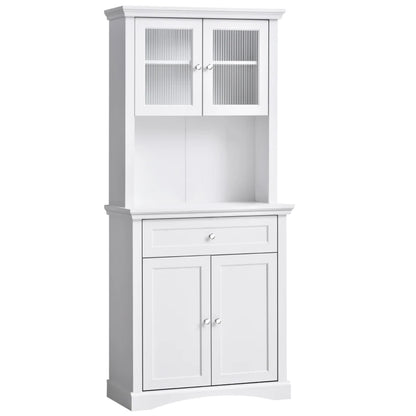 Nancy's Albavilla Kitchen cabinet Freestanding - Sideboard - Storage cabinet - White - ± 80 x 40 x 180 cm