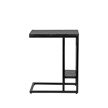 LABEL51 Side table Shift - Laptop table - Rectangular - Black - Mango wood - 50 x 35 x 62 cm