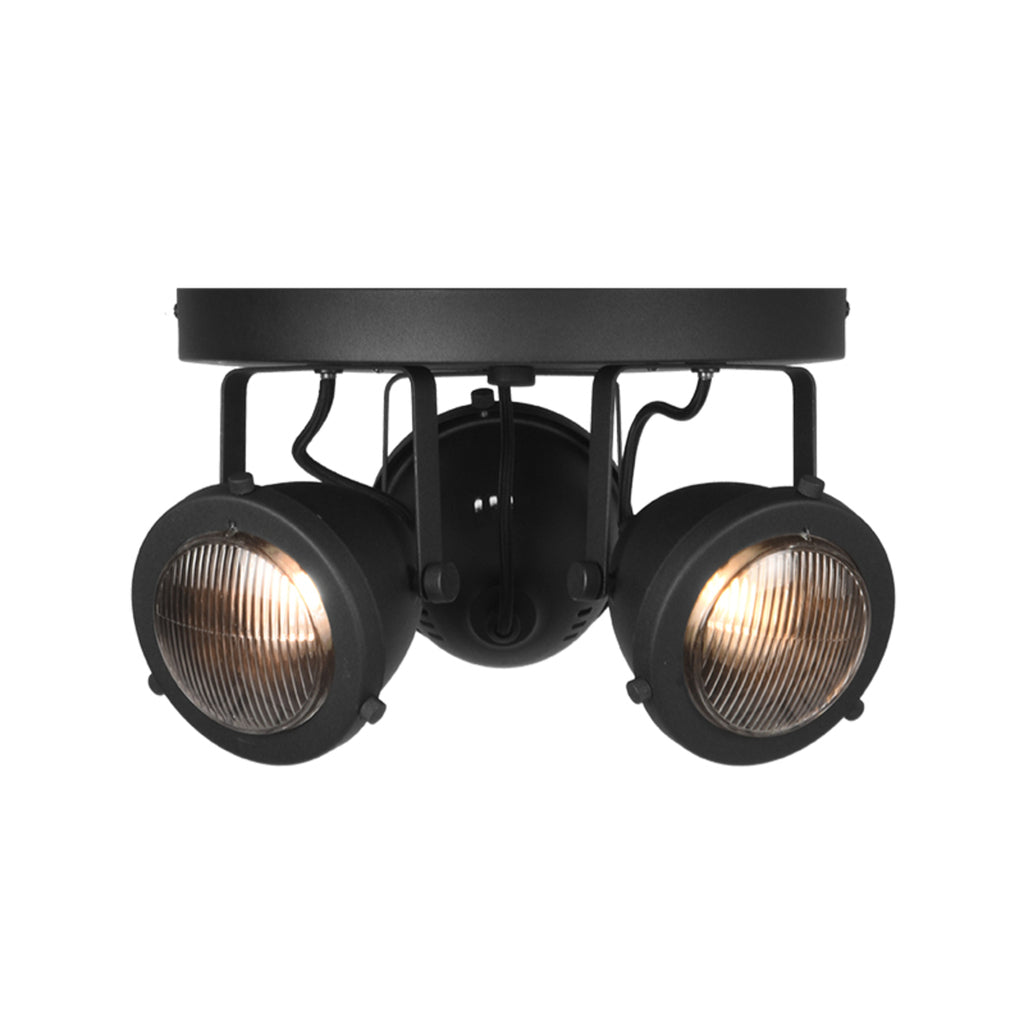 LABEL51 Spot Moto led - Ceiling lamp - Black - Metal - 3 Lights