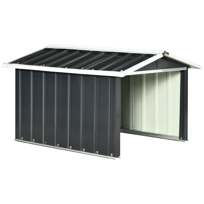 Nancy's Huddersfield Grasmaaier Garage - Robotmaaier Carport - Grijs - ± 80 x 90 cm