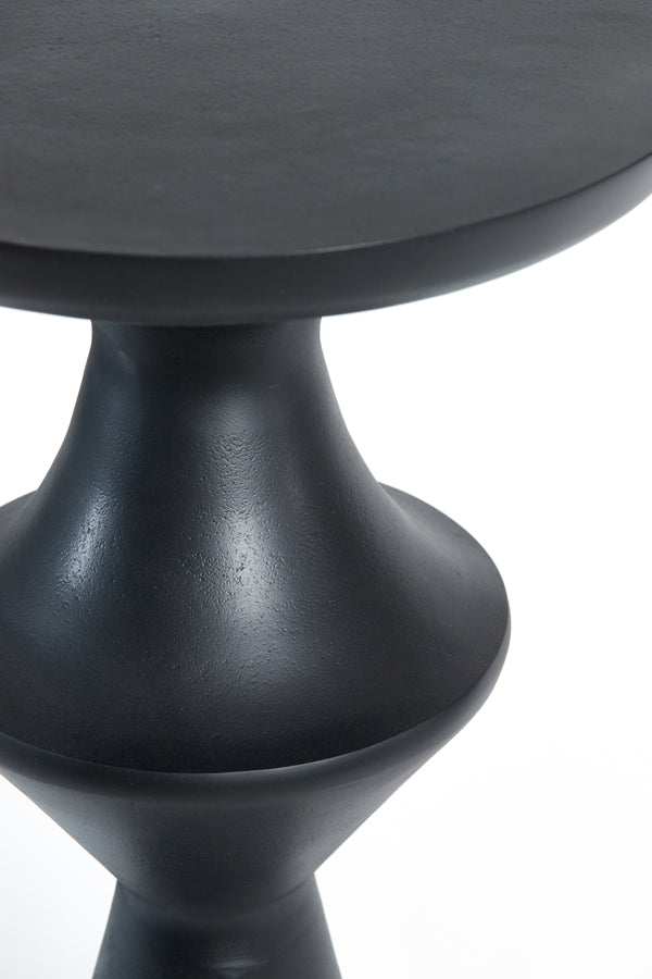 Nancy's Juncais Side table - Steel - Matt Black - ± 40 x 15 x 65 cm