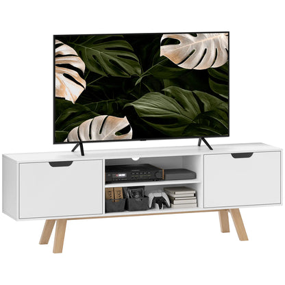 Nancy's Porches TV Meubel - TV Kast - TV-Dressoir - Sideboard - Wit - ± 150 x 40 x 50 cm