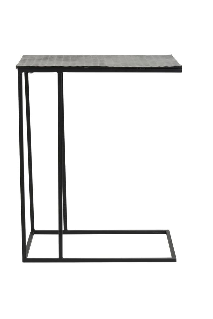 Nancy's Muge Side Table - Rectangular - Matt Black - ± 50 x 25 x 60 cm