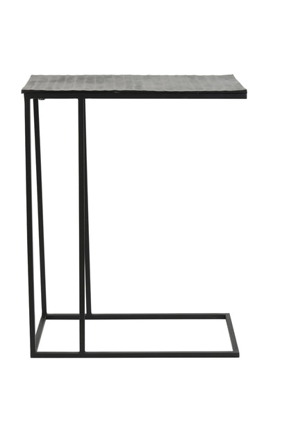 Table d'Appoint Nancy's Muge - Rectangulaire - Noir Mat - ± 50 x 25 x 60 cm