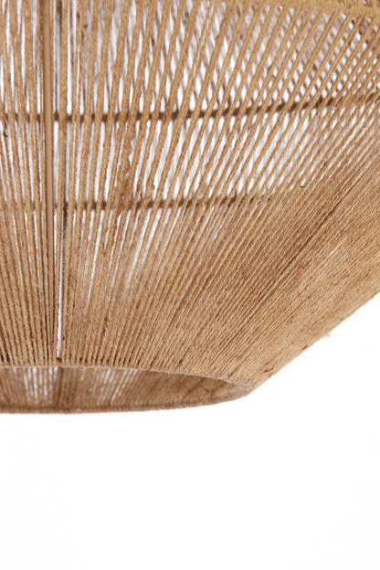 Nancy's Pedroucos Hanglamp - Verlichting- Jute - Naturel - ± 60 x 40 cm