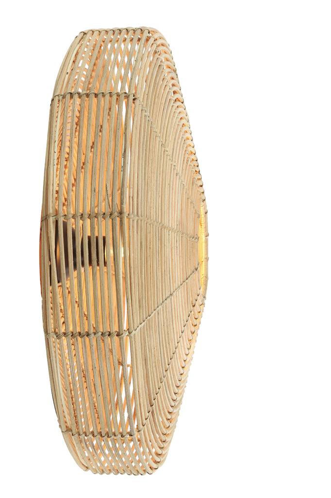 Nancy's Francos Wandlamp - Rotan - Naturel - ± 60 x 20 cm