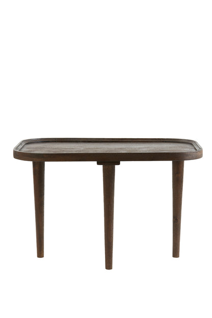 Table d'appoint Nancy's Corveria - Table basse - Rectangulaire - Bois - ± 65 x 45 x 40 cm