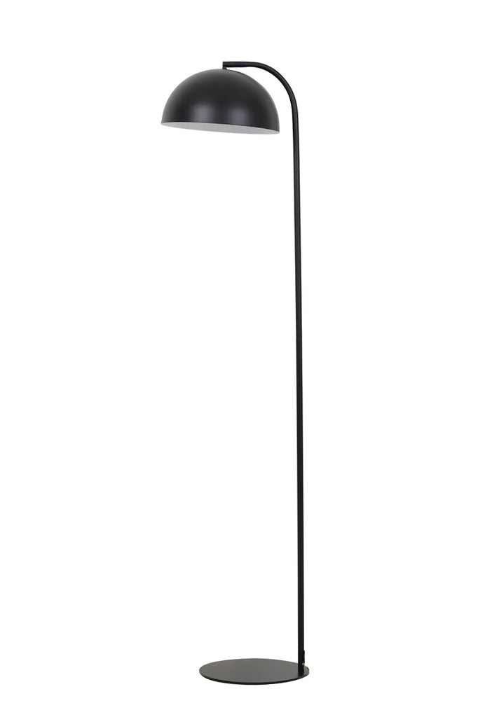 Nancy's Caetano Vloerlamp - Staande Lamp - Staal - Zwart - ± 40 x 30 x 155 cm