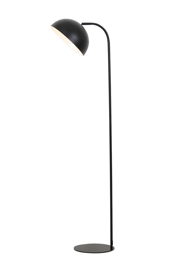 Nancy's Caetano Vloerlamp - Staande Lamp - Staal - Zwart - ± 40 x 30 x 155 cm