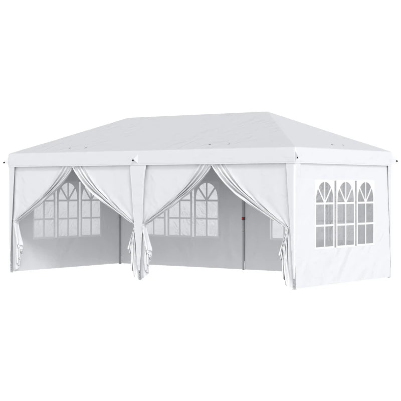 Nancy's Moita Partytent - Tuinpaviljoen - Party Tent - Wit - ± 600 x 300 cm