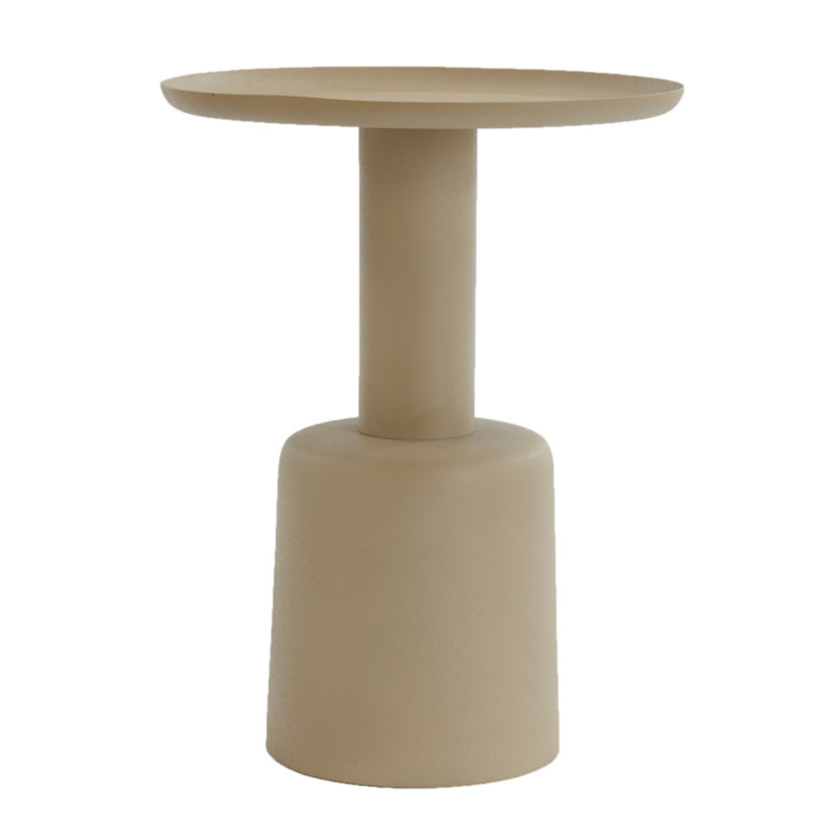 Table d'appoint Nancy's Gens -Beige - Acier - ± Ø 40 x 50 cm