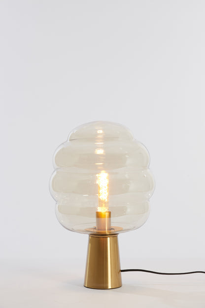 Nancy's Palhalcana Table Lamp - Table lighting - Glass - Amber / Gold - ± 30 x 45 cm