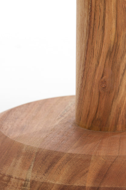 Nancy's Seixo Side table - Round - Mangwood - Natural - ± 35 x 45 cm